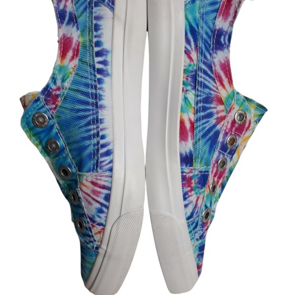 Blowfish Malibu Women Tie Dye Flat Slip On Shoe Sz 7.5 - Picture 4 of 10